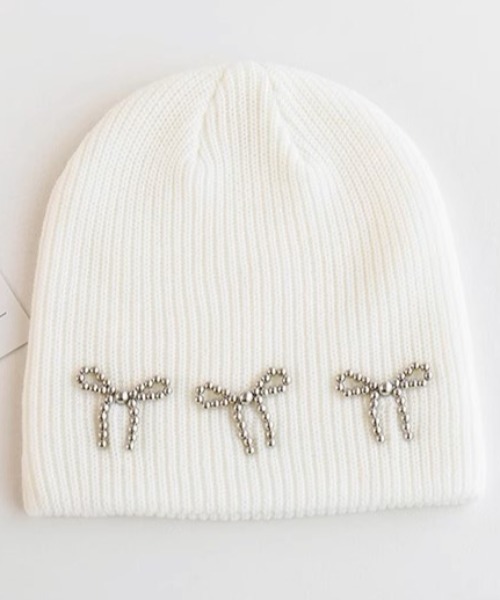 KOM（ドットコム） ニット帽 ニットキャップ A'GEM/9 × .kom「.KOM