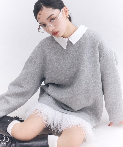 EIMY ISTOIRE（エイミーイストワール） ワンピース フェザーヘム