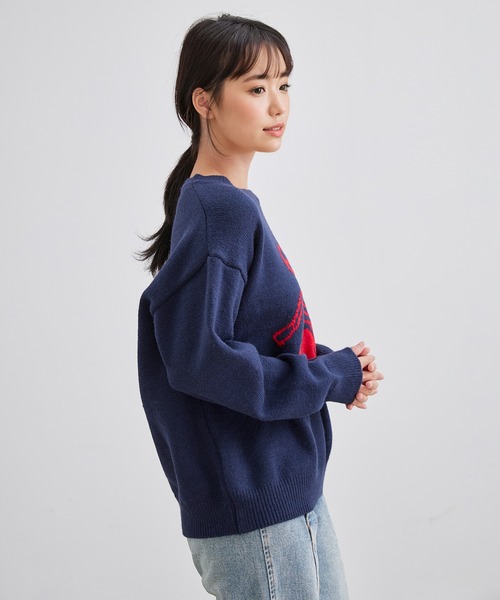 Lace Ladies（レースレディース） ニット セーター チェリー柄 配色