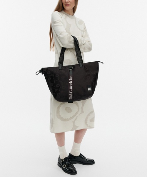 marimekko（マリメッコ） トートバッグ Unikko / tote bag M black