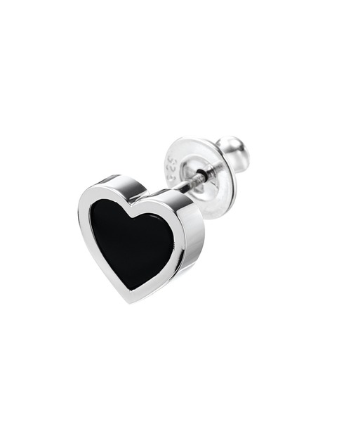 JUSTIN DAVIS（ジャスティンデイビス） ピアス BLACK HEART” Earring