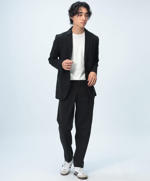 セットアップ スーツ ストレッチ テーラード メンズ : ZOZOTOWN Yahoo