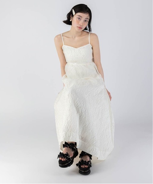 RANDA（ランダ） サンダル ミニリボン厚底スポ―ツサンダル レディース