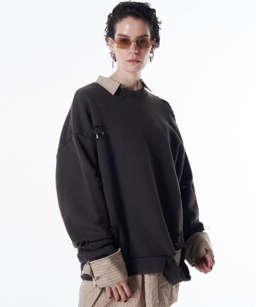 JOSE MOON（ジョゼムーン） トレーナー スウェット MOCHI DAMEGE SWEAT