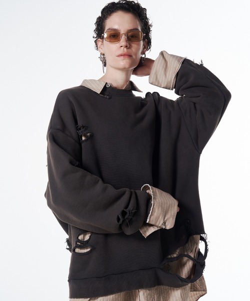 JOSE MOON（ジョゼムーン） トレーナー スウェット MOCHI DAMEGE SWEAT