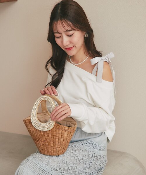 La boutique Bonbon（ラブティックボンボン） かごバッグ カゴバッグ