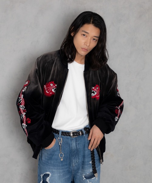 ADAM PATEK（アダムパテック） スカジャン ADAMPATEK/aging reversible