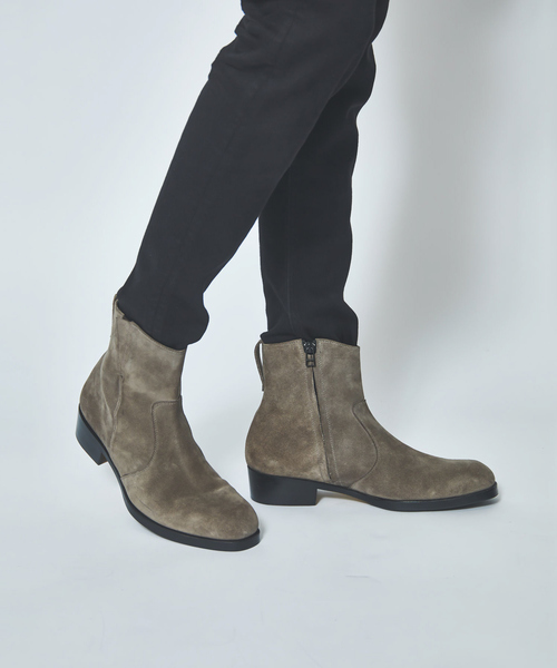 5351 POUR LES HOMMES ブーツ サイドゴア ジップ ブーツ メンズ