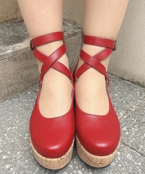 an another angelus（アンアナザーアンジェラス） パンプス クロス