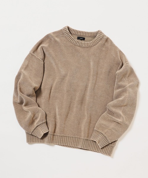 BEAMS（ビームス） セーター ニット 7ゲージ フェード クルーネック