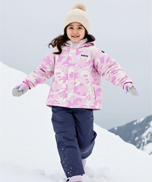 RUSTY（ラスティ） 「RUSTY:ラスティー」キッズスノー上下セット