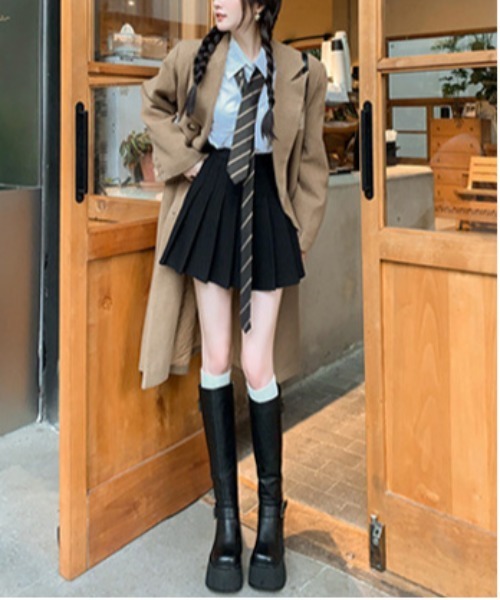 gossip!ロサンゼルス ブーツ Y2K プラットフォームロングブーツ