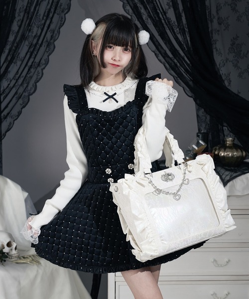 Pal elfy ショルダーバッグ バッグ オーロラレースBIG姫痛バ/地雷系