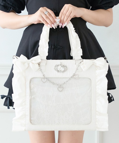 Pal elfy ショルダーバッグ バッグ オーロラレースBIG姫痛バ/地雷系