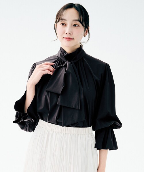 UNTITLED（アンタイトル） ブラウス シャツ 「UV機能/はっ水