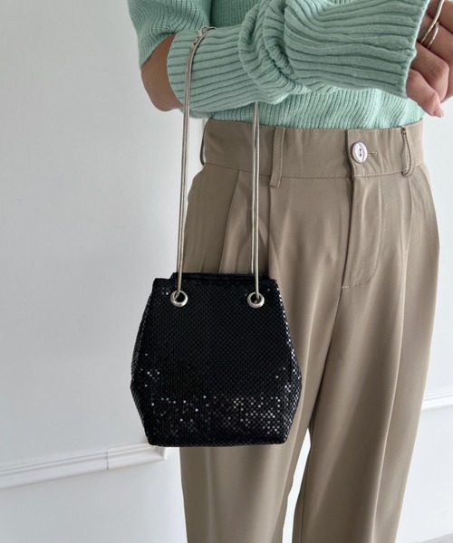 ショルダーバッグ バッグ glitter metallic shoulder Bag／グリッター