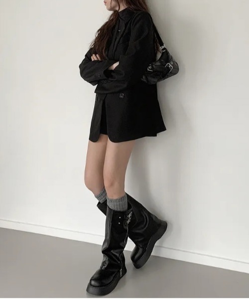 gossip!ロサンゼルス ブーツ Y2K ヴィンテージロングカバーブーツ