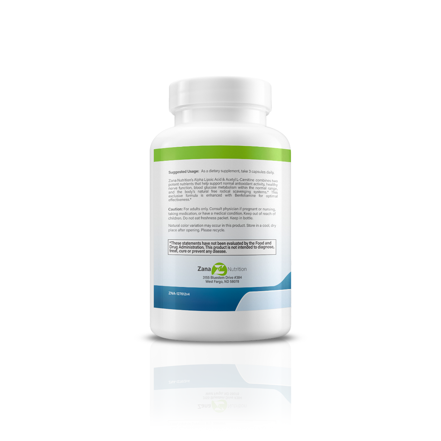 Nerve Support Supplement | Acetyl L-Carnitine + Alpha Lipoic Acid