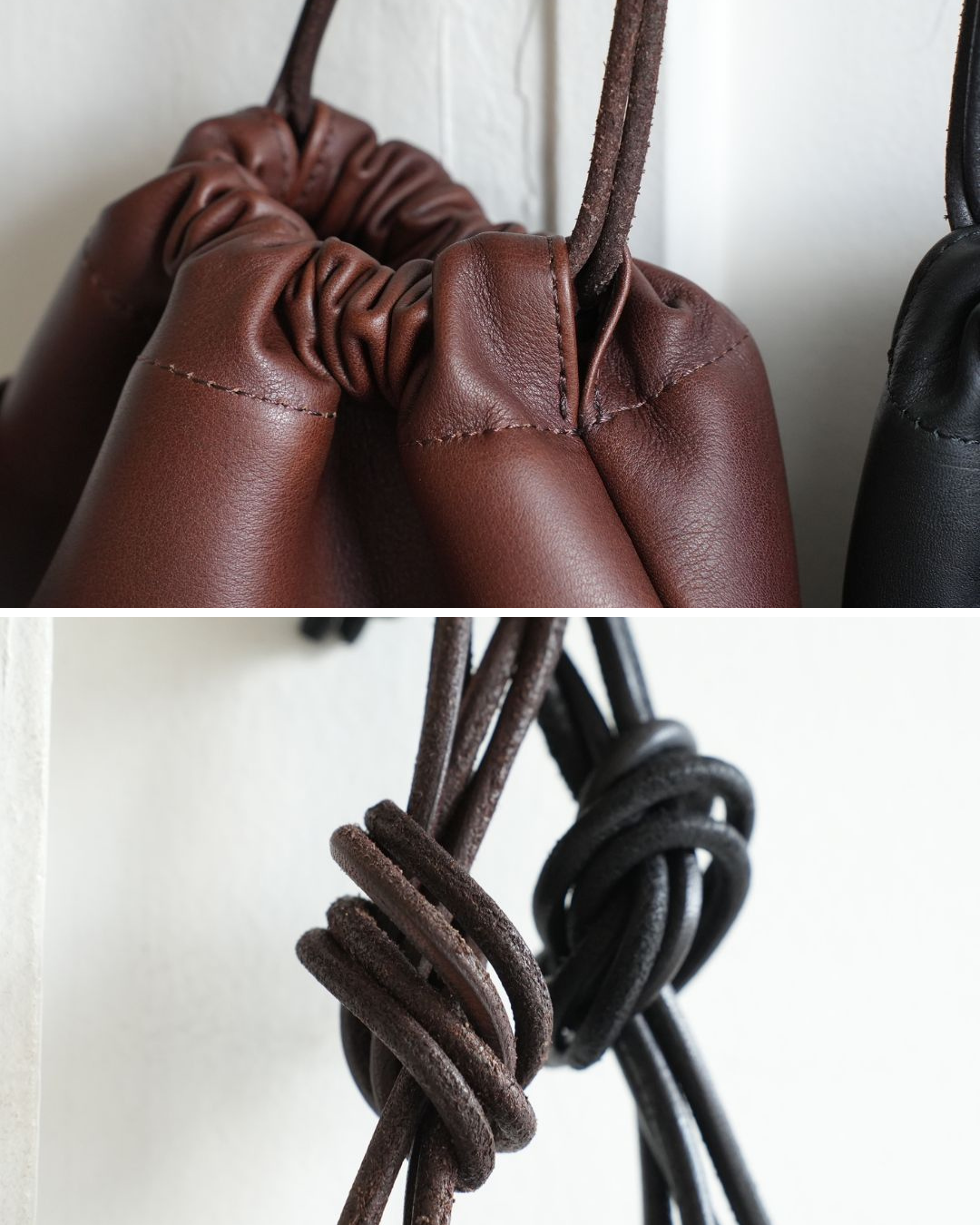 意外と無いちょうどいいやつ。SLOW＆CO（スロウ） のレザー巾着