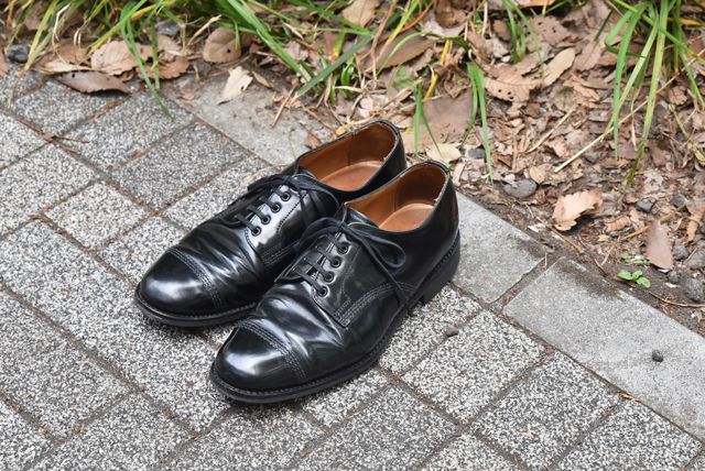 ZABOUの黒靴と言えばコレ！SANDERS（サンダース） MILITARY DERBY SHOE