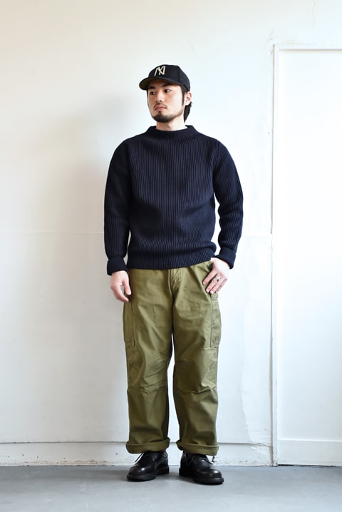 ANDERSEN-ANDERSEN（アンデルセンアンデルセン） THE NAVY CREW NECK