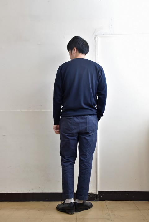 JOHN SMEDLEY（ジョンスメドレー） 24G クルーネックニット MIDNIGHT