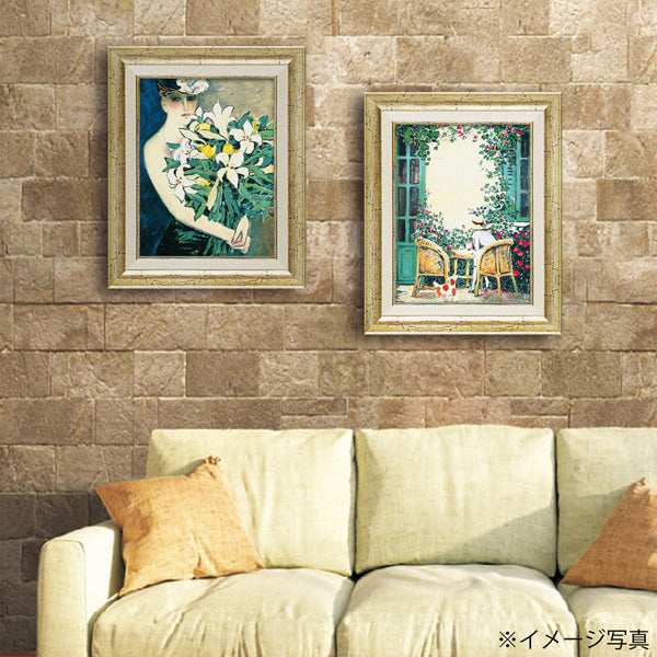 絵画 額入り カシニョール 【ローズポンポン】 – インポート卸雑貨