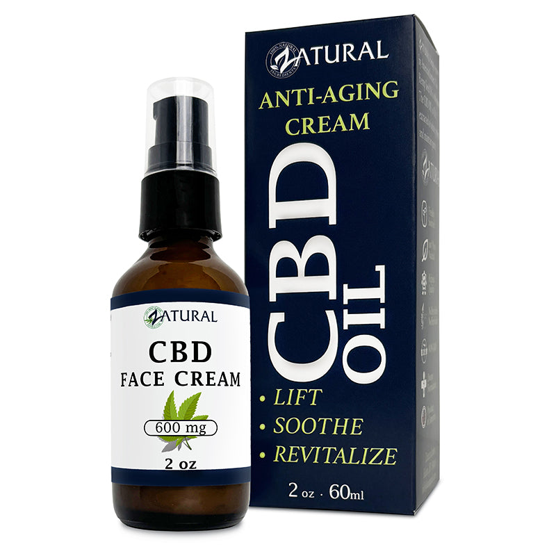 CBD Face Cream - Hyaluronic Acid & Vitamin E Formula