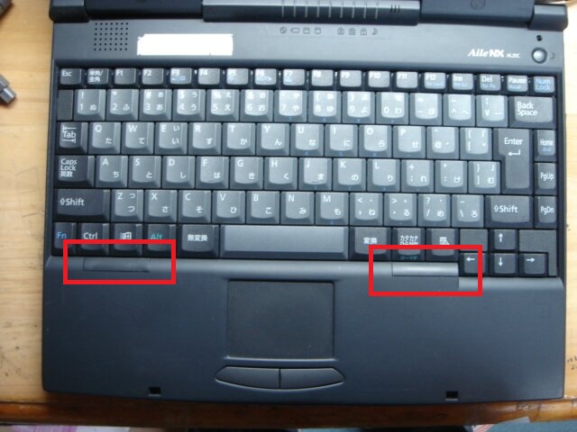 NEC PC-98NX Aile NX AL20C/TSのHDD交換とOSインストール