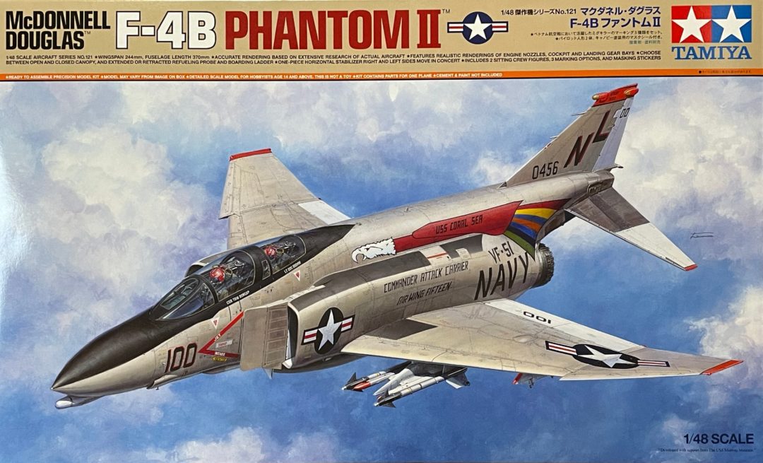 タミヤ1/48Fー4BファントムⅡを買ってきたのでレビューをしてみた