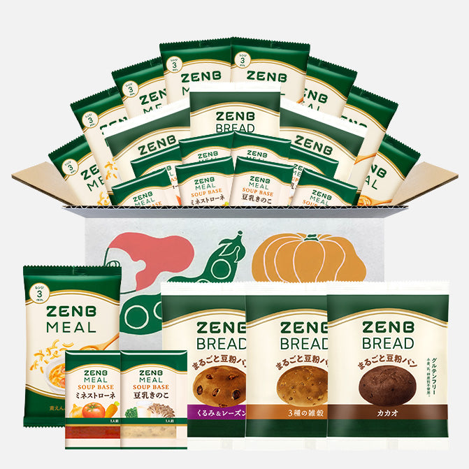 ミール8袋+ミール用スープ8袋+ブレッド3袋｜ZENB（ゼンブ）公式通販