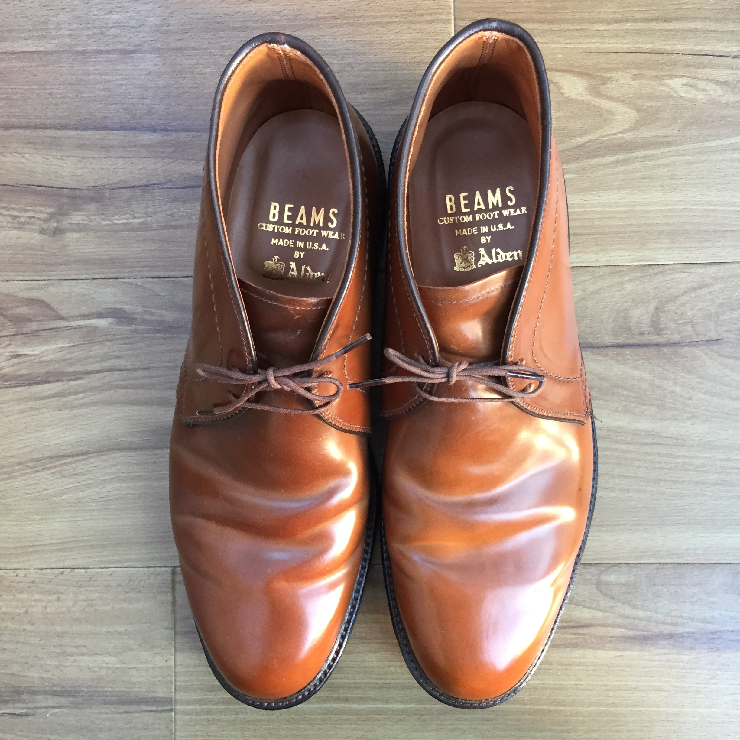Alden collection|1352（チャッカブーツ／ウイスキーコードバン）前略