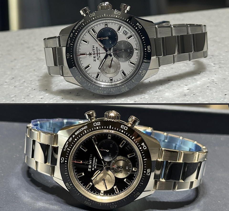 徹底比較】ゼニス『クロノマスター スポーツ』｜ホワイト文字盤と