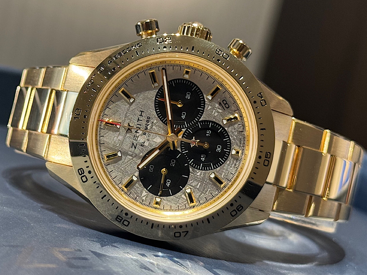 幻の限定モデル？】ゼニス 日本限定30本のみメテオライト×イエロー