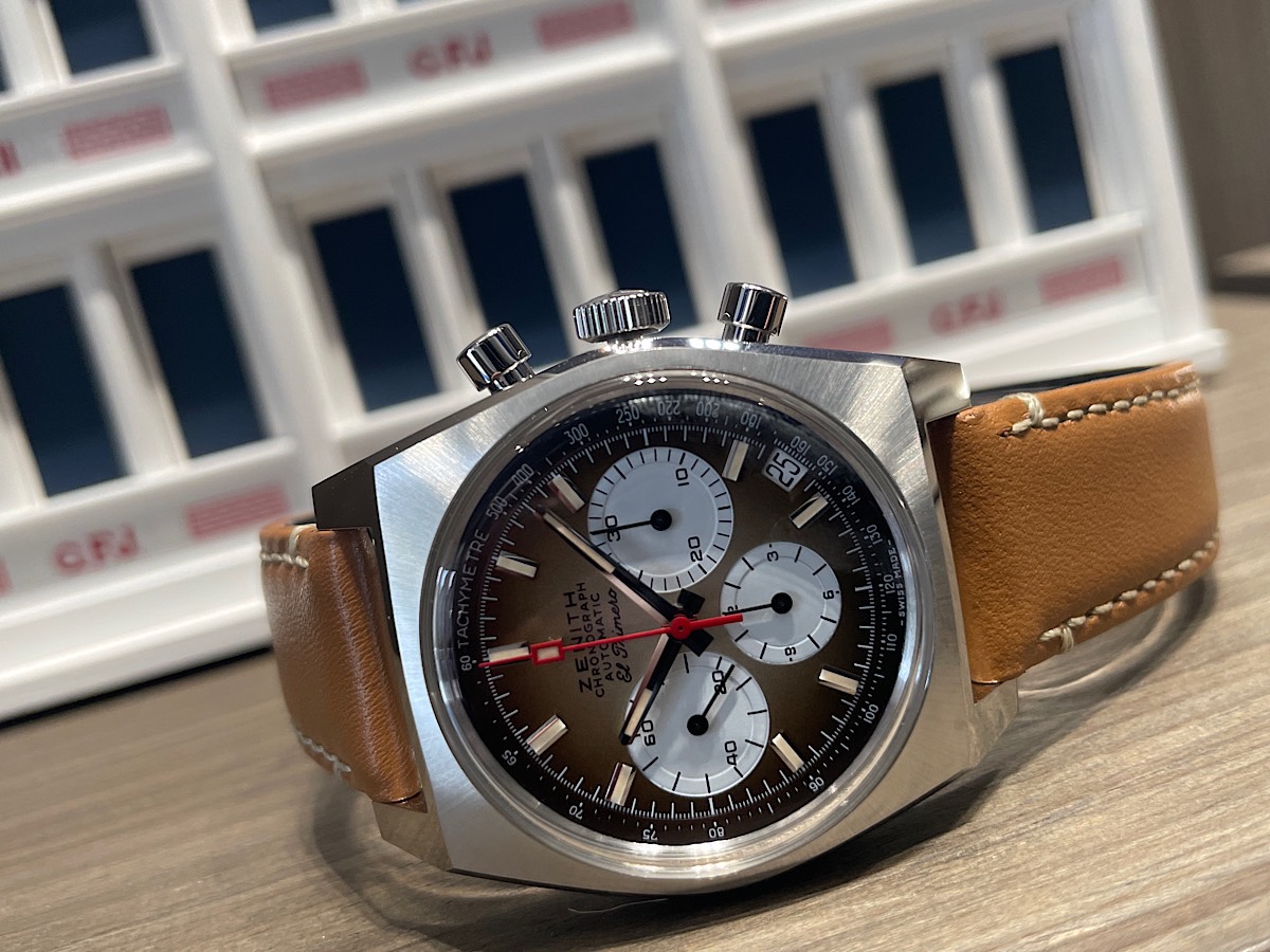 ゼニスの歴史的な名機が復刻？『クロノマスター リバイバル A385