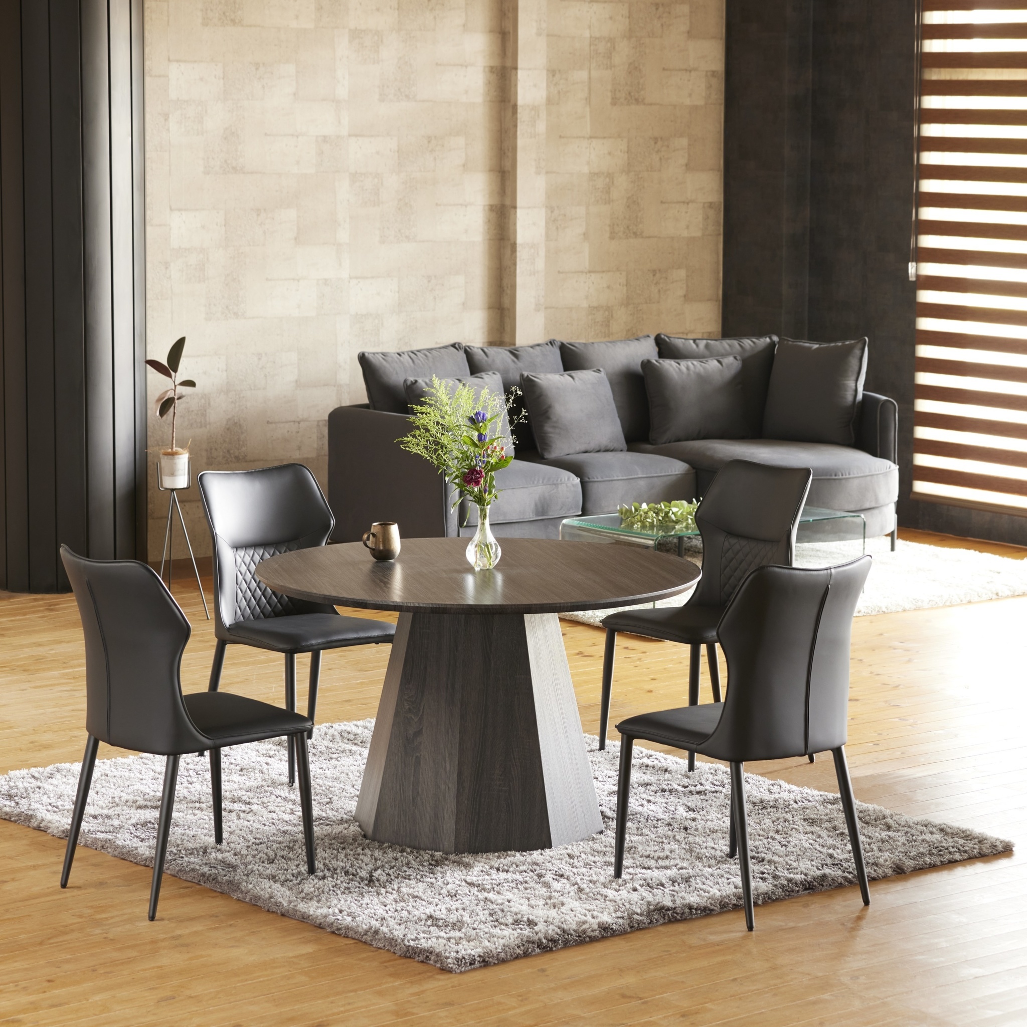 ザックⅡ 120食卓テーブル（丸形）｜大川の家具卸売なら大川全家具協同組合