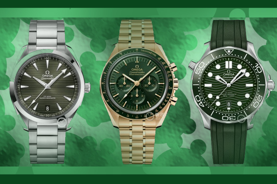 転載】オメガの”グリーンウォッチ” 3機種の中で最も人気のあるはどれ