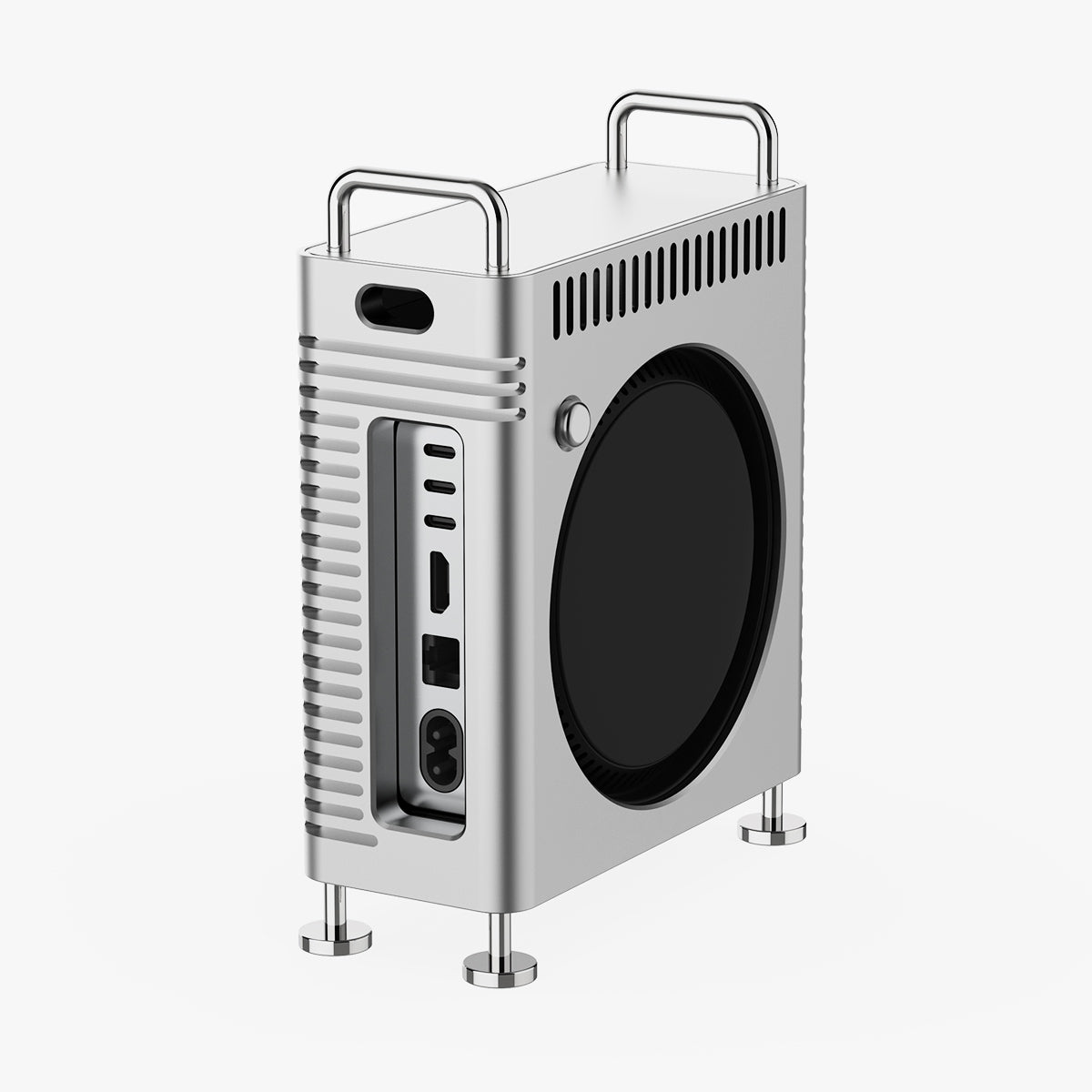 ZEERA MacForge Gen2: CNC Aluminum Stand Mac Pro Case for Mac Mini M4 P