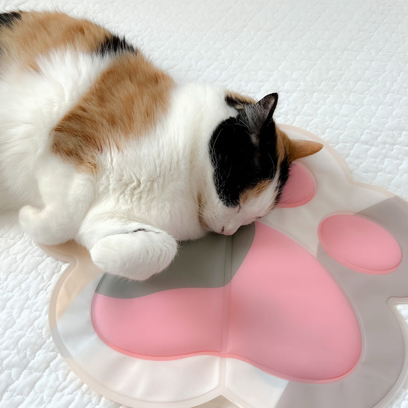 にゃんとクールなひんやりネックリング ミケ柄＋にゃんとクールな