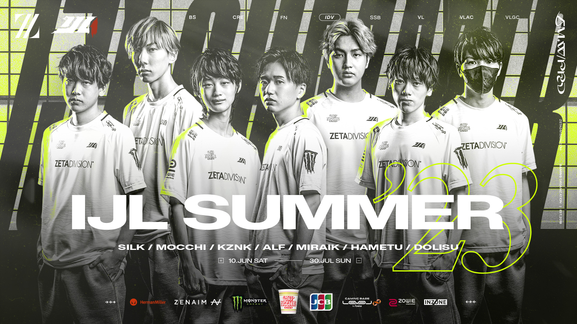 IdentityV 第五人格部門 – 『2023 Identity V Japan League Summer』に