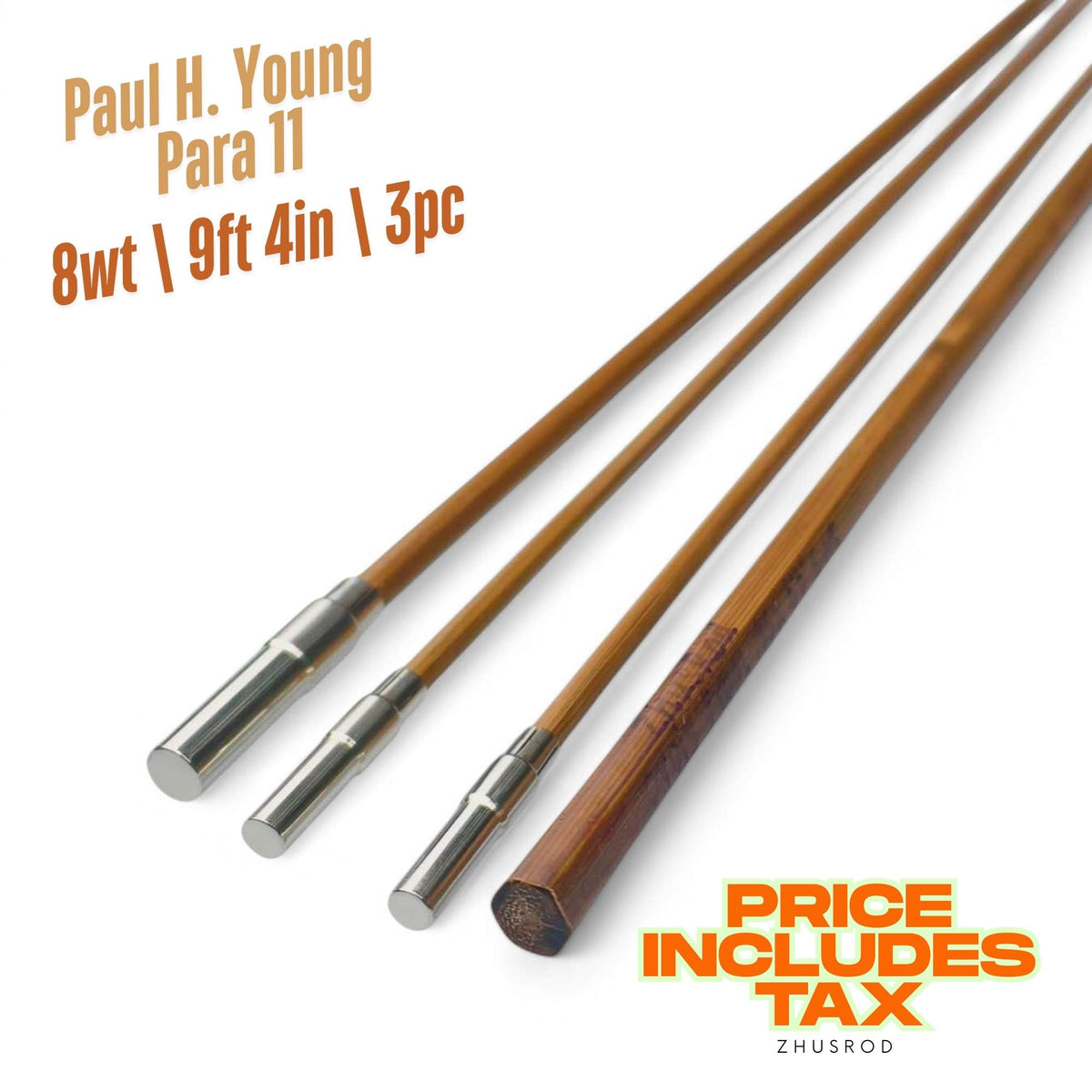Paul H. Young Para 11 Bamboo Fly Rod Blank | 9'4