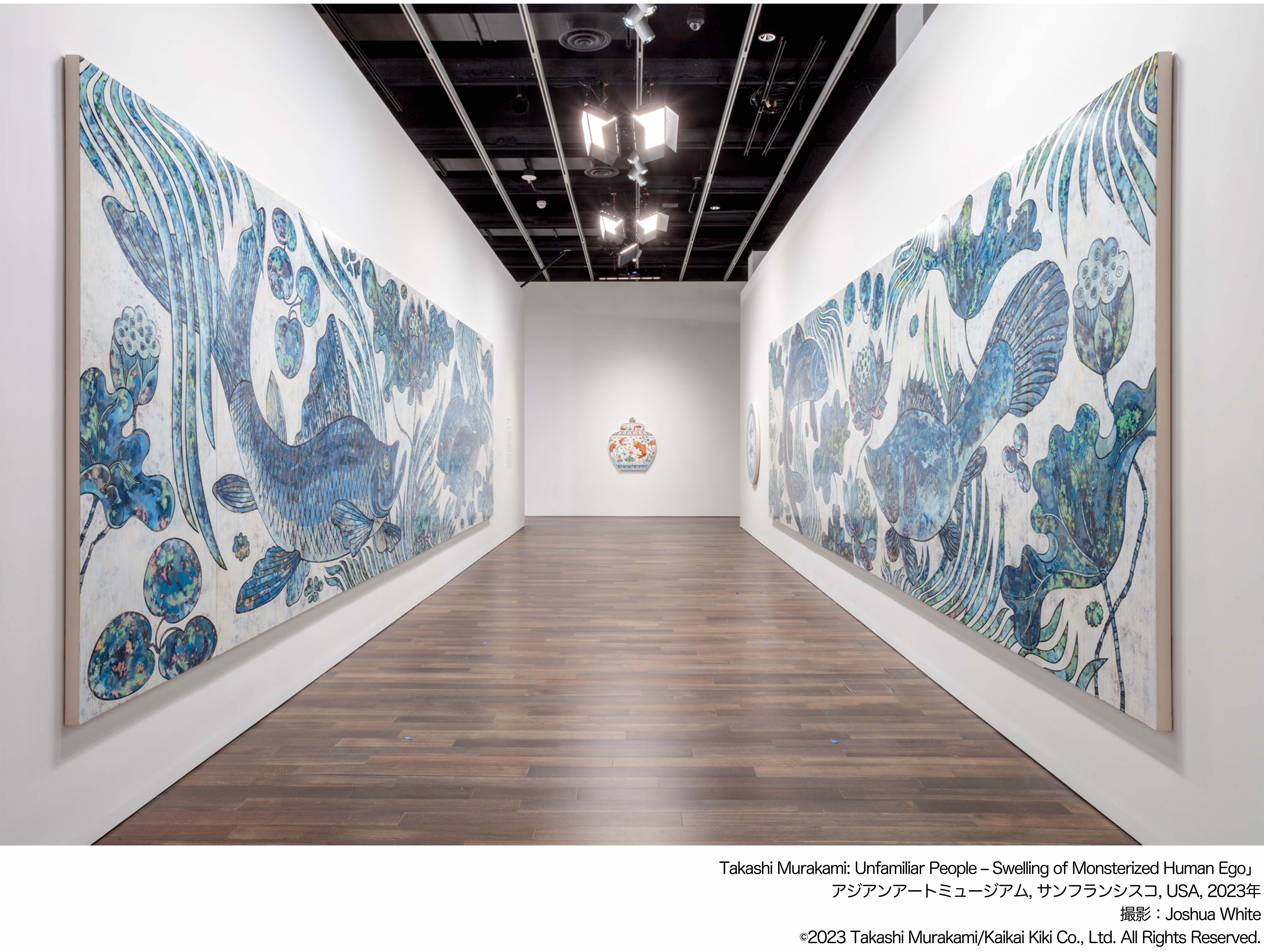 11月18日(月)12時よりWEBショップにて、村上隆新作ポスター『魚藻荷蓮