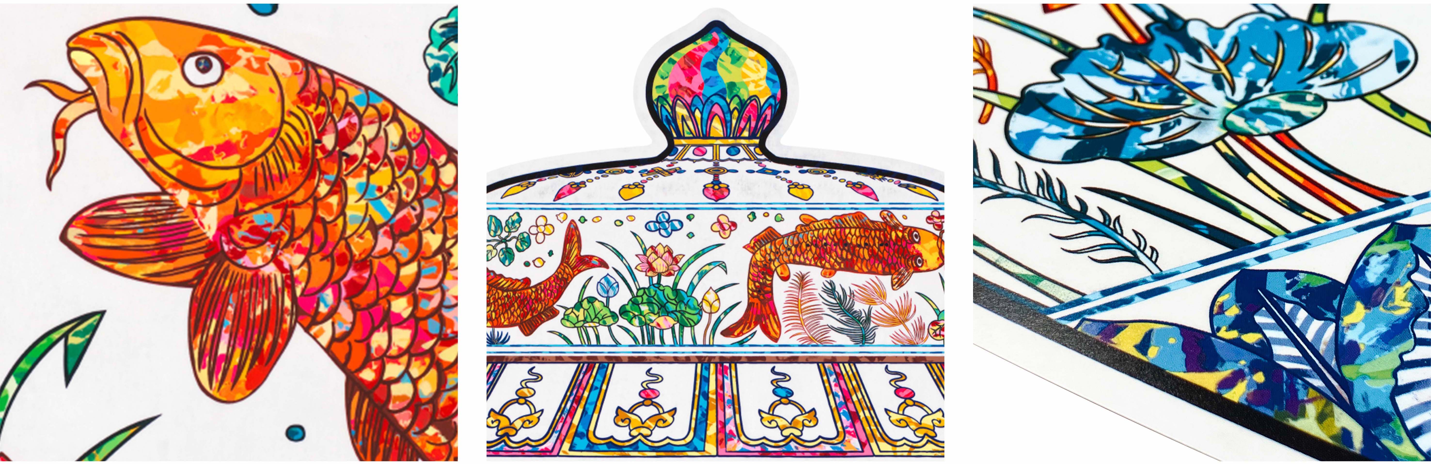 11月18日(月)12時よりWEBショップにて、村上隆新作ポスター『魚藻荷蓮