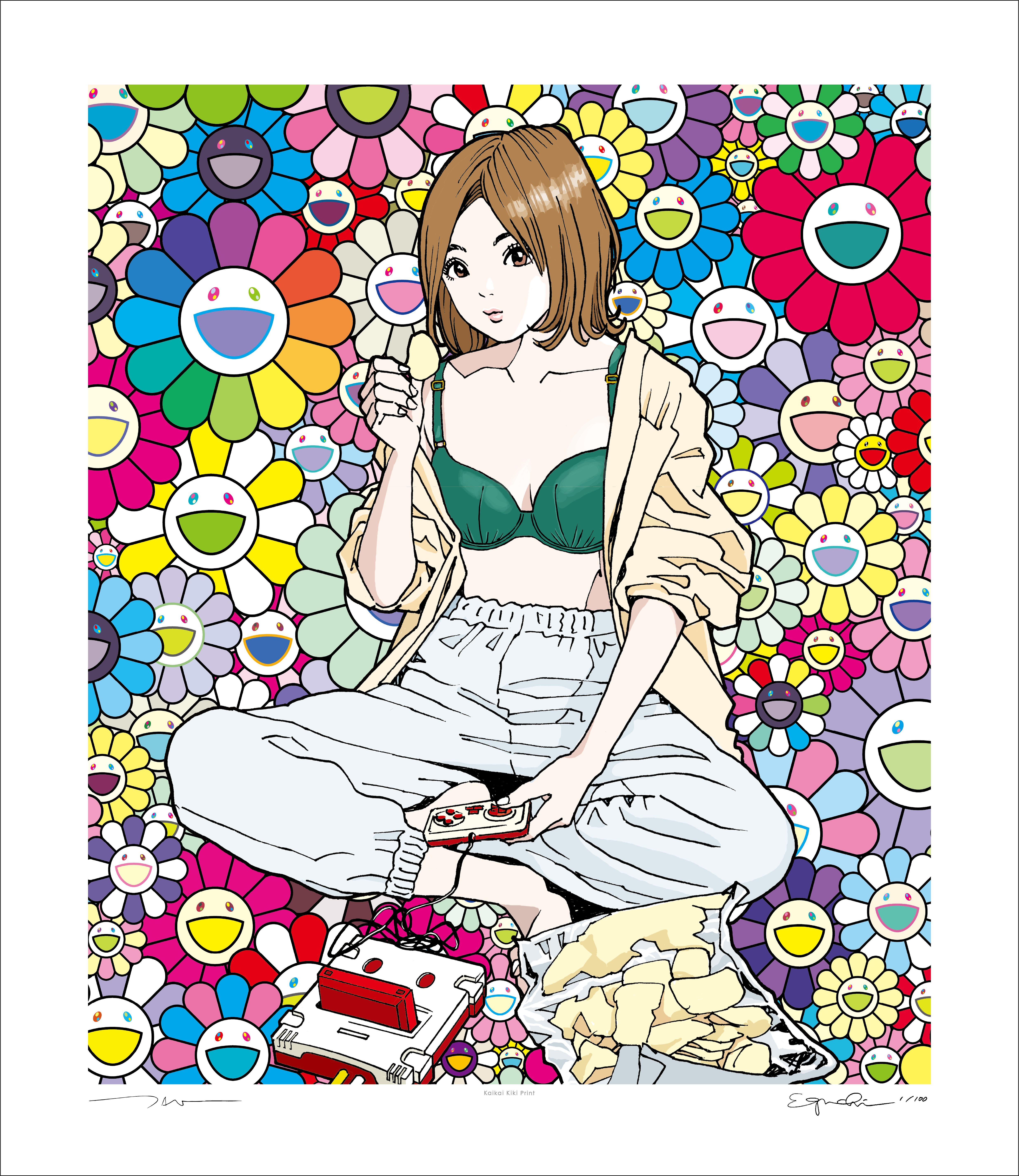 3月3日(月) 12時よりWEBショップにて、 江口寿史・村上隆エディション