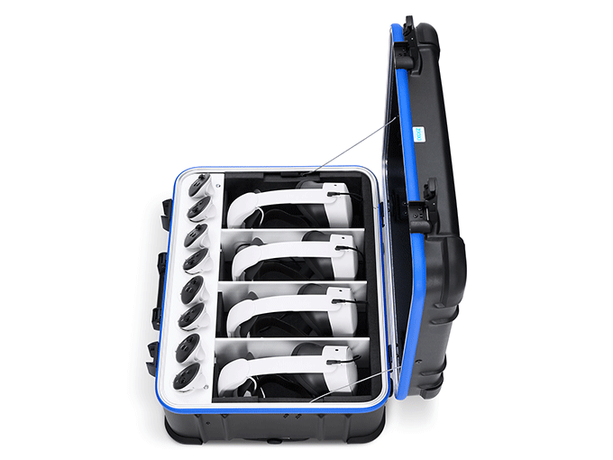 VR headset charging case for Quest, Pico, HTC and Lenovo headsets