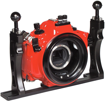 ジリオン製キヤノンEOSKissX7用水中ハウジング