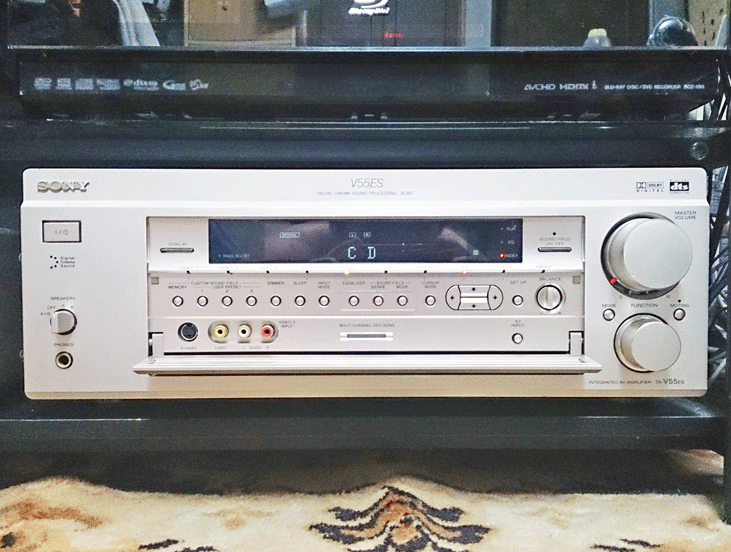 スイッチ類認識せず。 - SONY TA-V55ES AVセンターアンプのレビュー