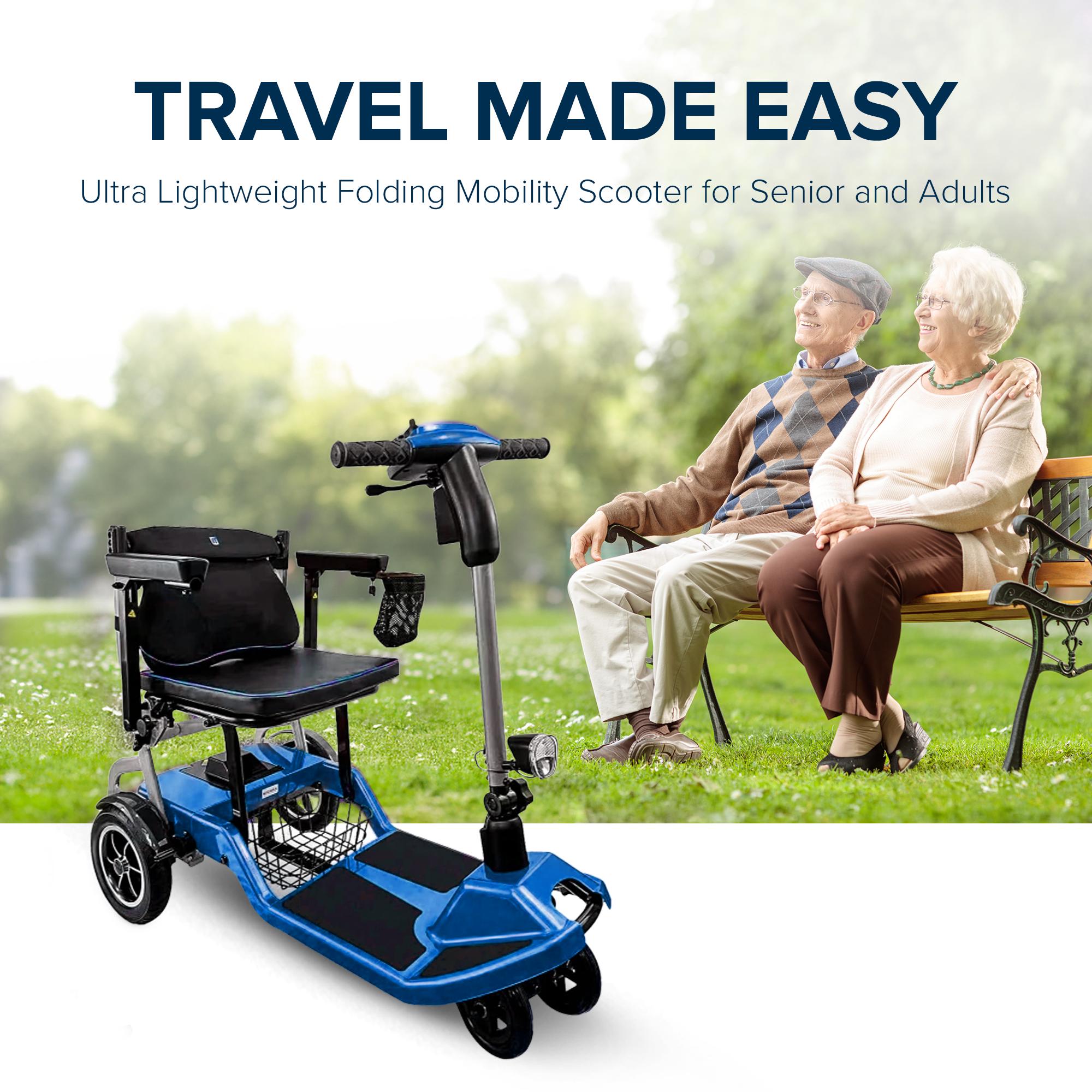 ZiiLIF-R3b Refurbished Ultra Lightweight Folding Mobility Scooter
