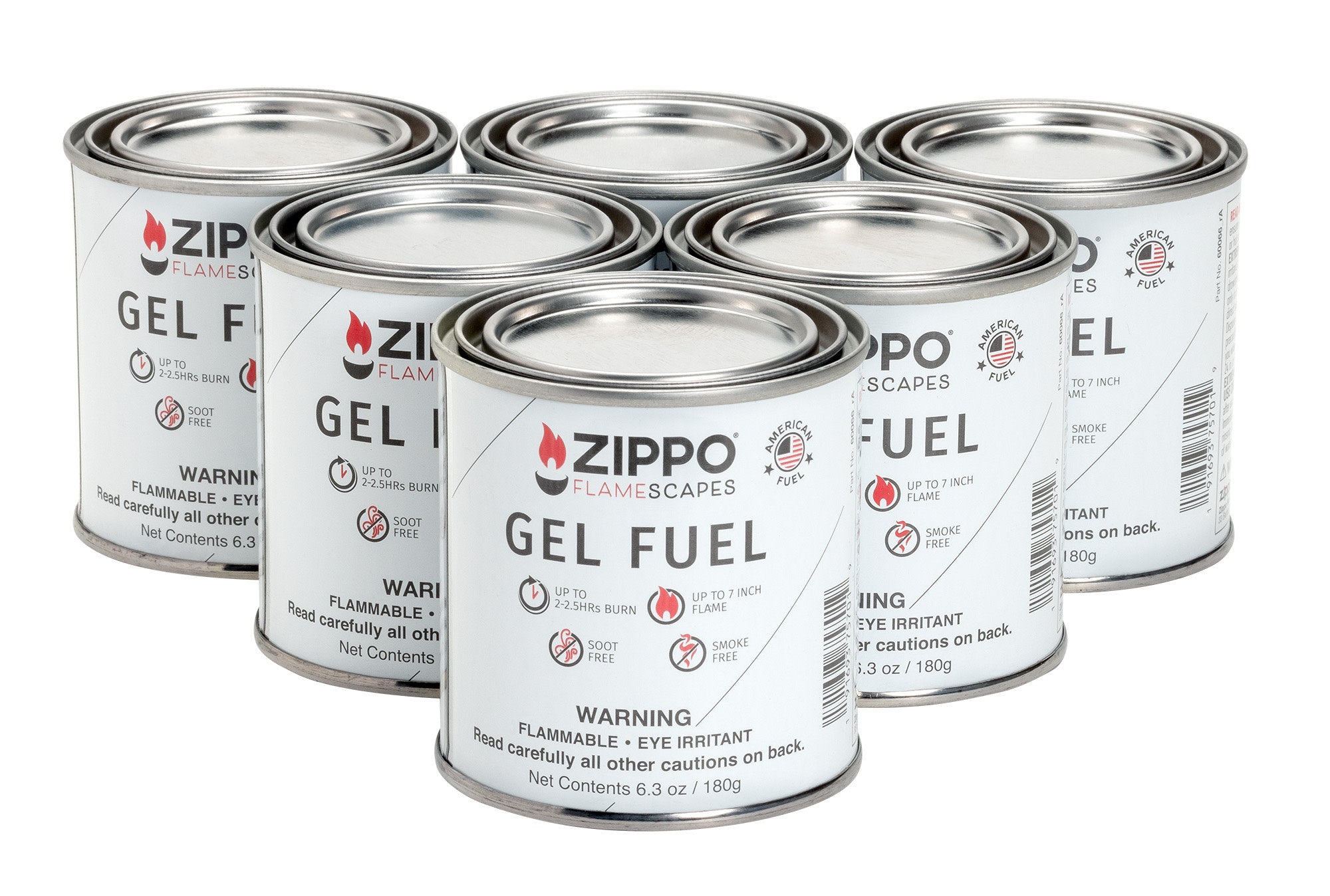 FlameScapes® 180g Gel Fuel - 6pk – Zippo USA