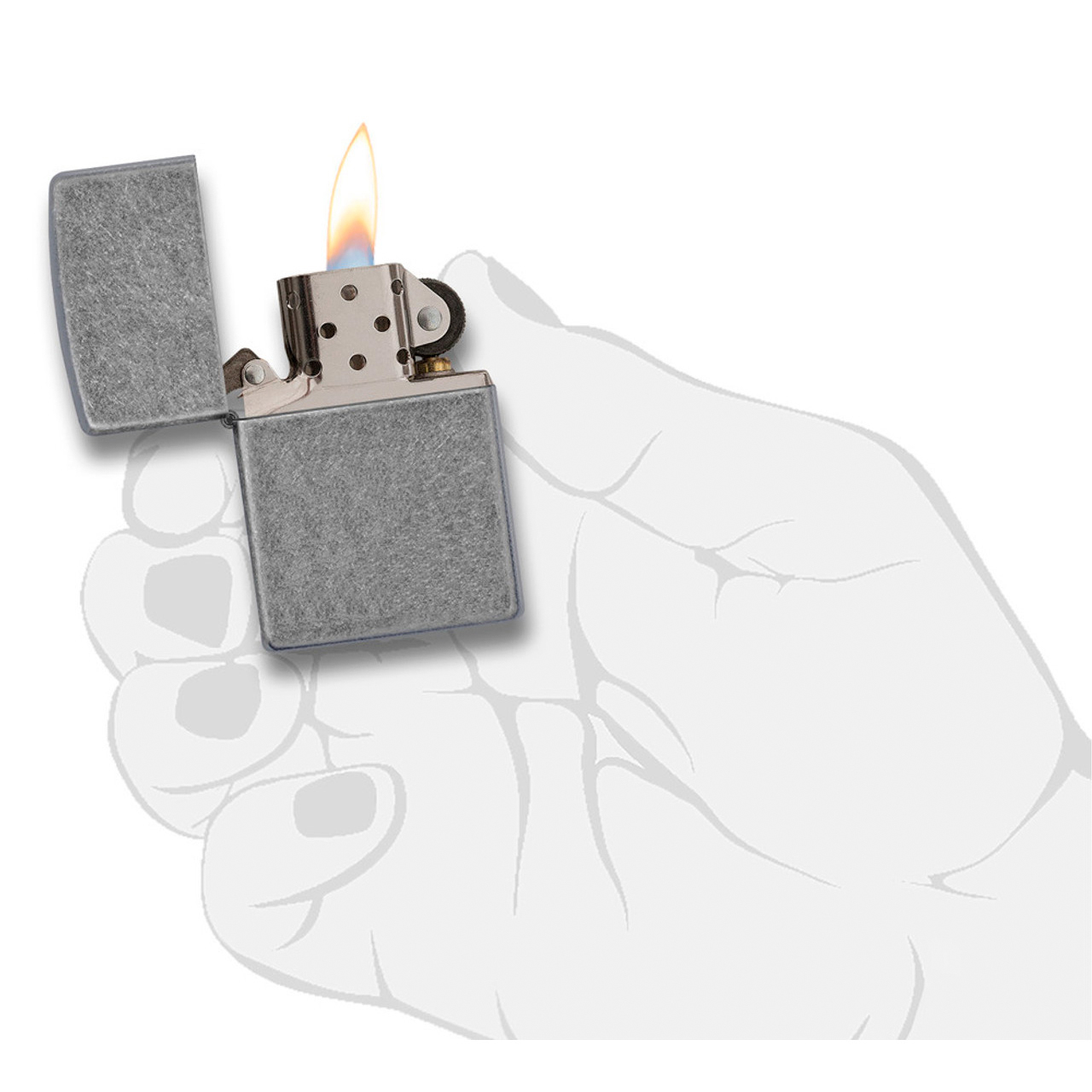 Classic Antique Silver Plate | Zippo Chile